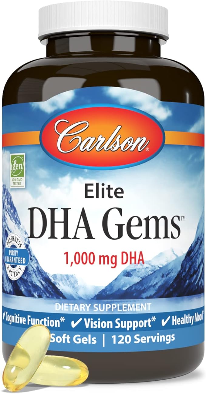 Carlson Laboratories Elite DHA Gems 120 Count