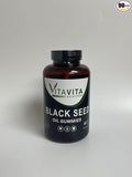 Black Seed Oil Gummies with Elderberry Extract Organic 90 Count Daily Supplement for Adults and Children 4+