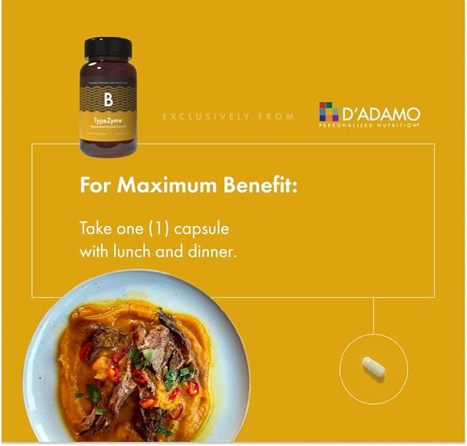 D'Adamo Personalized Nutrition TypeZyme - Digestive Enzyme (Blood Type B)