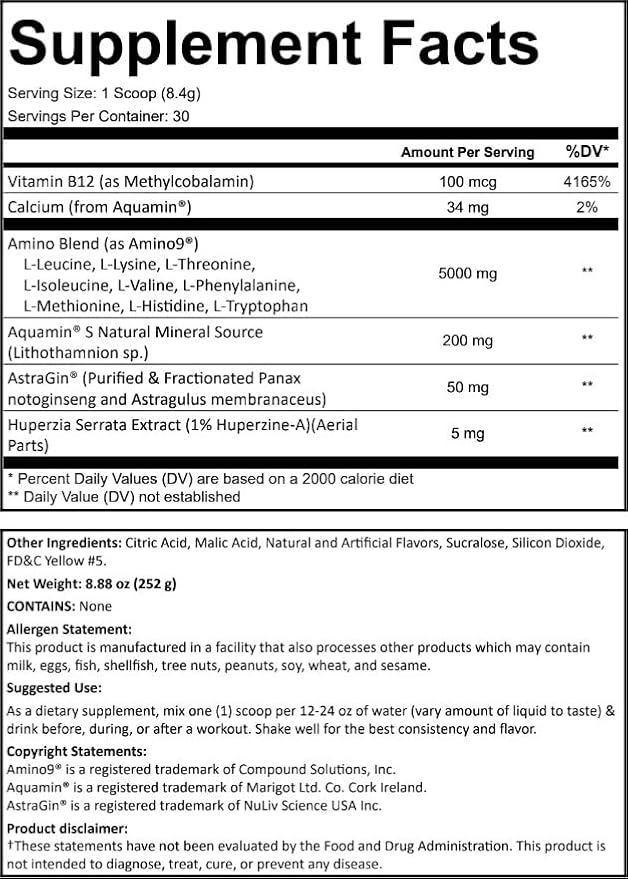Gene in Us - Body Juice Bcaas and Eaas Red Sunburst