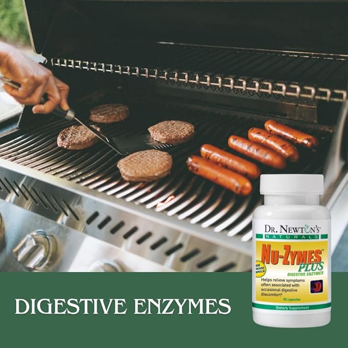 Dr. Newton's Naturals Nu-Zymes Plus Digestive Enzymes 90 Vegetarian Capsules