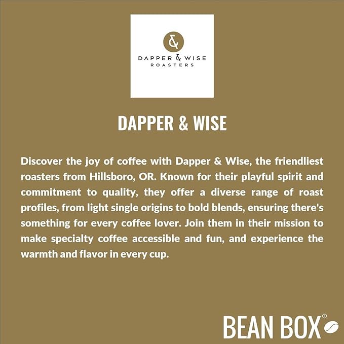 Finca La Picona Nicaragua Cup of Excellence - Roasted by Dapper &amp Wise - Whole Bean Coffee - 2 Pound Bag