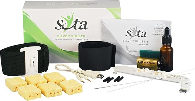 Silver Pulser by SOTA Instruments - Ionic Colloidal Silver Maker and Microcurrents for Micropulsing Including Wall Adaptor.