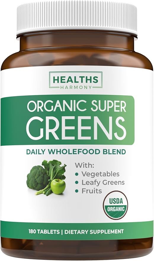 Black Seed Oil &amp Organic Super Greens (3-Month Supply) Seed &amp Sprout Bundle of Black Seed Oil (180 Capsules) Cold-Pressed Nigella Sativa &amp Organic Super Greens Powder (180 Tablets) Complet