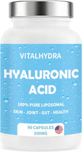 Hyaluronic Acid Hyaluronic Acid Joint Supplements Capsules Non-GMO and Gluten Free 90 Capsules 200mg (1 PCS)
