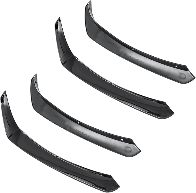 4X Car Front Lower Bumper Side Spaoiler for - CLA- W117 C117 CLA45 CLA200 CLA220