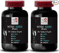 L-Arginine - NITRIC OXIDE BOOSTER - Nitric oxide supplements for men Strength enhancer Energy booster Training formula Stamina blend Pump support Muscle recovery Exercise fuel 2 Bot 120 Tabs