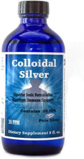 Superior Colloidal Silver 30PPM 8 fl oz Ionic Made with 99.99% Pure Ag