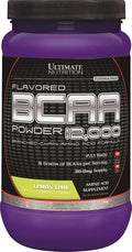 Ultimate Nutrition Flavored BCAA Powder 12000 Post Workout Recovery Drink 3g Leucine 1.5g Valine 1.5g Isoleucine Branch Chain Amino Acids Supplements for Muscle Recovery 60 Servings Lemon Lime