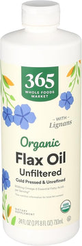 365 by Whole Foods Market Organic Flax Oil High Lignan 24 Fl Oz