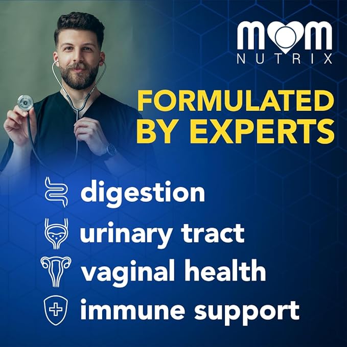 Probiotic for Women - Vaginal Gut UT pH Balance Feminine &amp Digestive Health - Prebiotics with Probiotics Cranberry D-mannose - Bifidobacterium and Lactobacillus - 120 Capsules