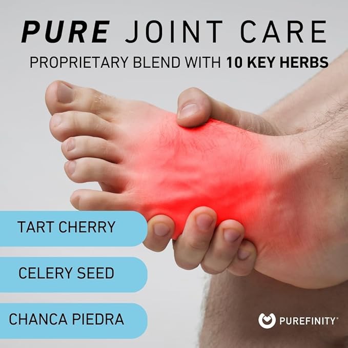 PUREFINITY Uric Acid Flush &amp Cleanse Capsules + Tart Cherry Gummies