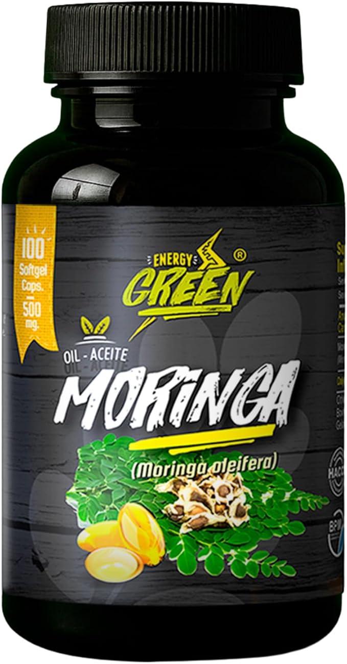Moringa Seed Oil Softgels 100% Pure Cold-Pressed from Moringa Oleifera Seeds Vegan Non-GMO Natural Antioxidant Superfood 1000mg per Serving – 100 Capsules by Amazon Andes