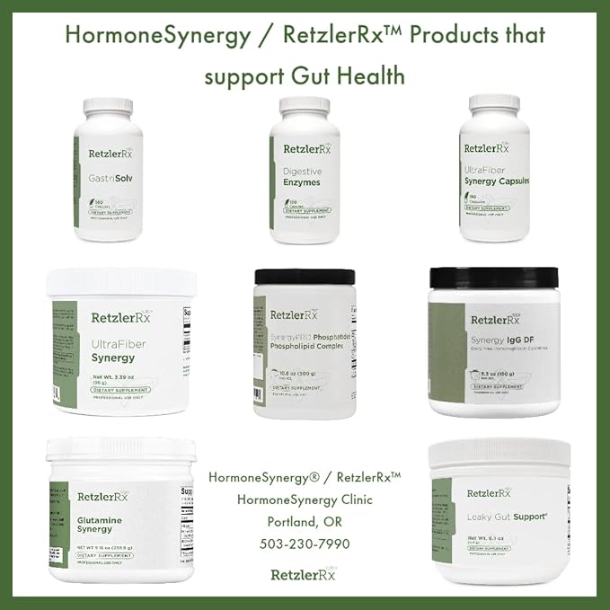 HormoneSynergy Digestive Enzymes 120 Vegetable Capsules | Multi Acid Resistant Vegan-Suitable Digestive Enzymes*
