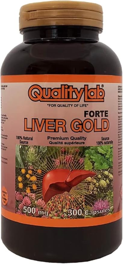 Canadian Liver Gold Forte 300 Capsules Great for Chronic Abnormal Lliver Function