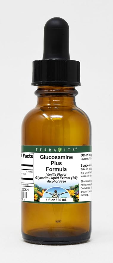 Glucosamine Plus Formula Glycerite Liquid Extract (1:5) - Vanilla Flavored (1 oz ZIN: 522529)