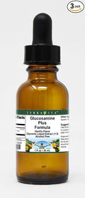 Glucosamine Plus Formula Glycerite Liquid Extract (1:5) - Vanilla Flavored (1 oz ZIN: 522529) - 3 Pack