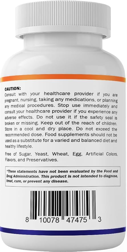 Vitamatic Lithium Orotate 5mg 240 Veggie Capsules Non-GMO Gluten Free. - 2 Pack