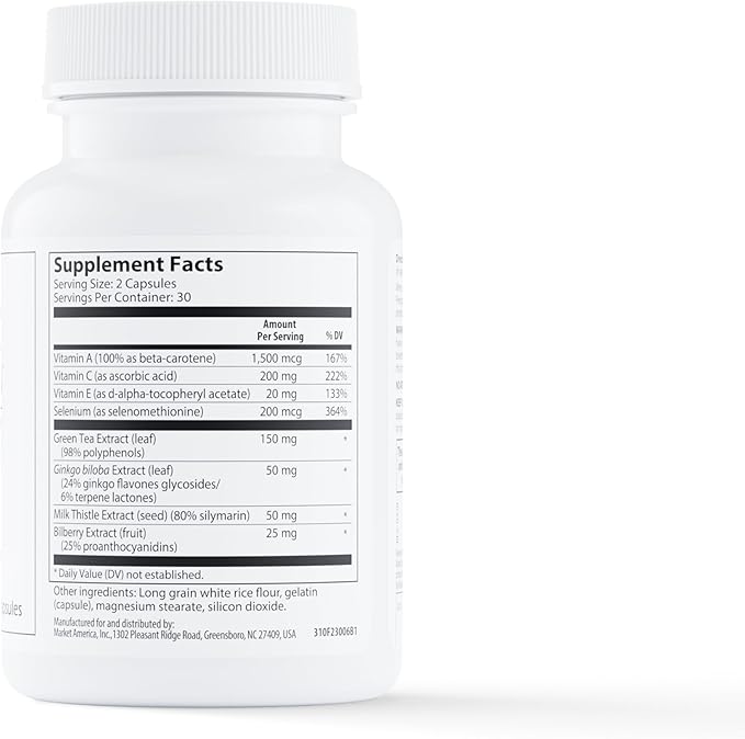 Timeless Prescription - Oxygen Extreme Anti-Aging Skin Care Maximum Defense &amp Antioxidant Maintain Cardiovascular Health Skin Health Market America (30 Servings)