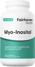 Fairhaven Health Myo-Inositol Supplement for Women and Men | Vitamin B8 2000mg | Vegan Inositol Powder Capsules | Gluten Dairy and Soy Free | 240 Myo Inositol Capsules