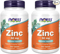 Now Foods (2 Pack) Zinc 50 mg 250 Count (Pack of 2)