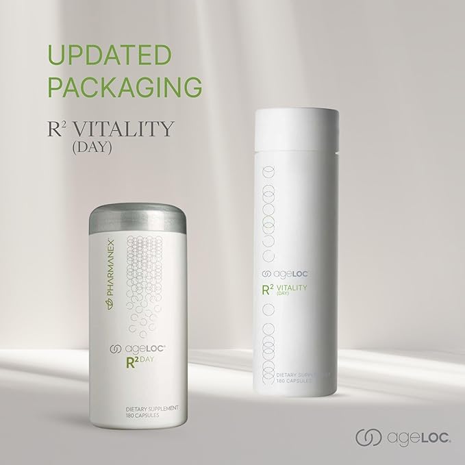 ageLOC Nu Skin R² Day - 1 Pack - Antioxidant Supplement with Resveratrol &amp Alpha-Lipoic Acid | Supports Energy Metabolic Processes &amp General Wellness
