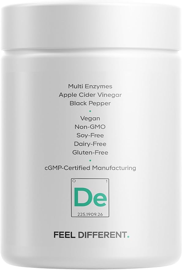 Codeage Fermented Digestive Enzymes Supplement 3-Month Supply - 14 Digestive Enzymes Probiotics Prebiotics Fermented Botanicals Plant-Based Multi Pancreatic Enzymes - 1 Capsule a Day - 90 Capsules