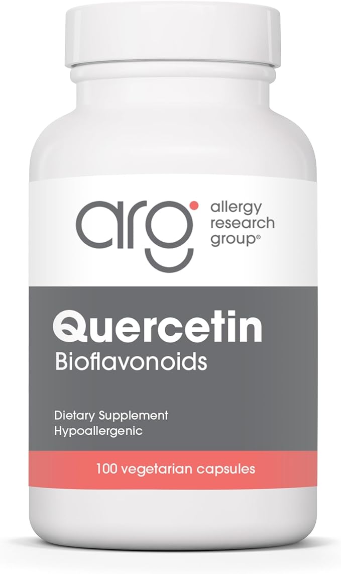 Allergy Research Group Quercetin Bioflavonoids - Lemon Bioflavonoid Complex Rutin Citrus Extract Hesperidin Vegetarian Capsules - 100 Count