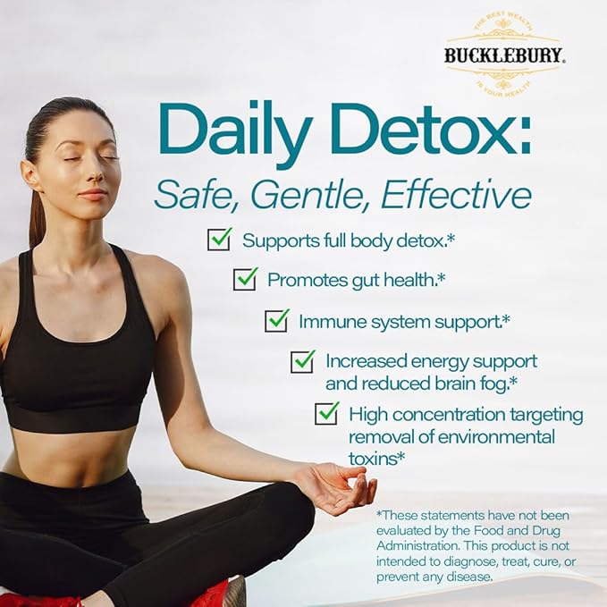 BUCKLEBURY Micronized Zeolite Capsules - Mineral Zeolite Detox for Adults - Supports Immune System Metabolism &amp Digestive Health - Advanced Formula for Men &amp Women - 90 Vegan Capsules