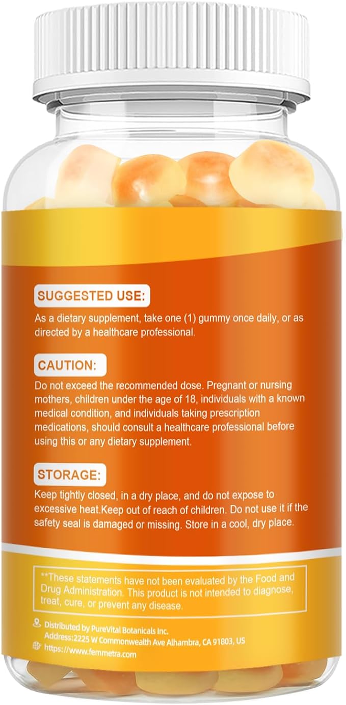 Liposomal Vitamin C Gummies for Adults 1200mg Chewable Vitamin C Supplement with Elderberry Zinc Iron &amp Folate etc - for Immune Support Energy &amp Cell Health Sugar Free Orange Flavor 60 G