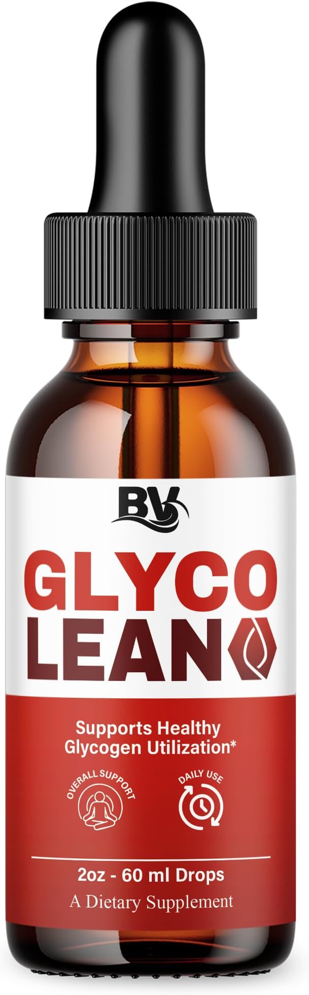 BLUE VIBE Glyco Lean Drops Glyco Lean Liquid Drop Supplement Maximum Strength Overall Health &amp Wellness Support GlycoLean Daily Health Support Liquid Formula Supplement (1 Pack - 2oz / 60ml)