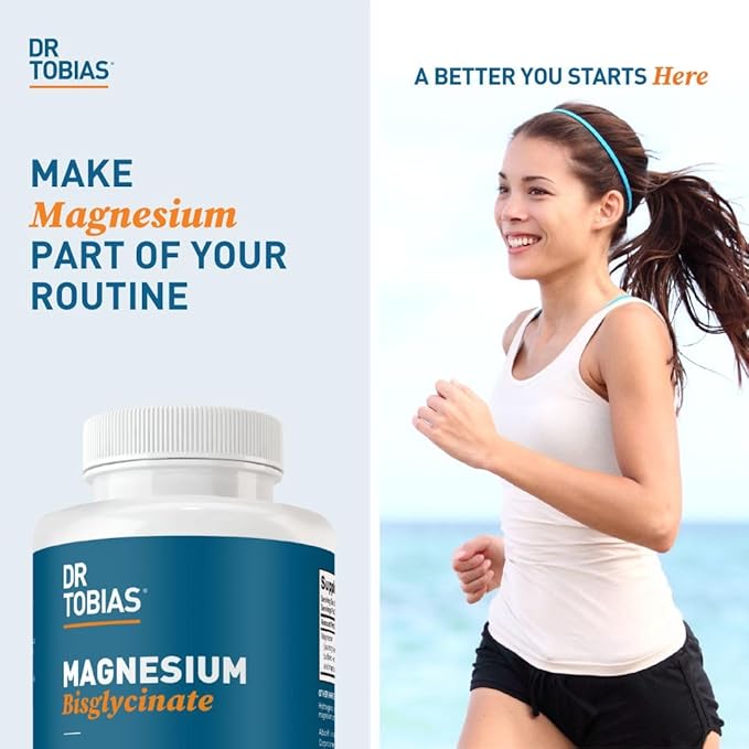 Dr. Tobias Magnesium Bisglycinate - High Absorption Magnesium Buffered Chelate Complex 200 mg per Capsule | Supports Energy Muscle Bone &amp Joint Health - Non-GMO Magnesium Supplement 120 Capsule