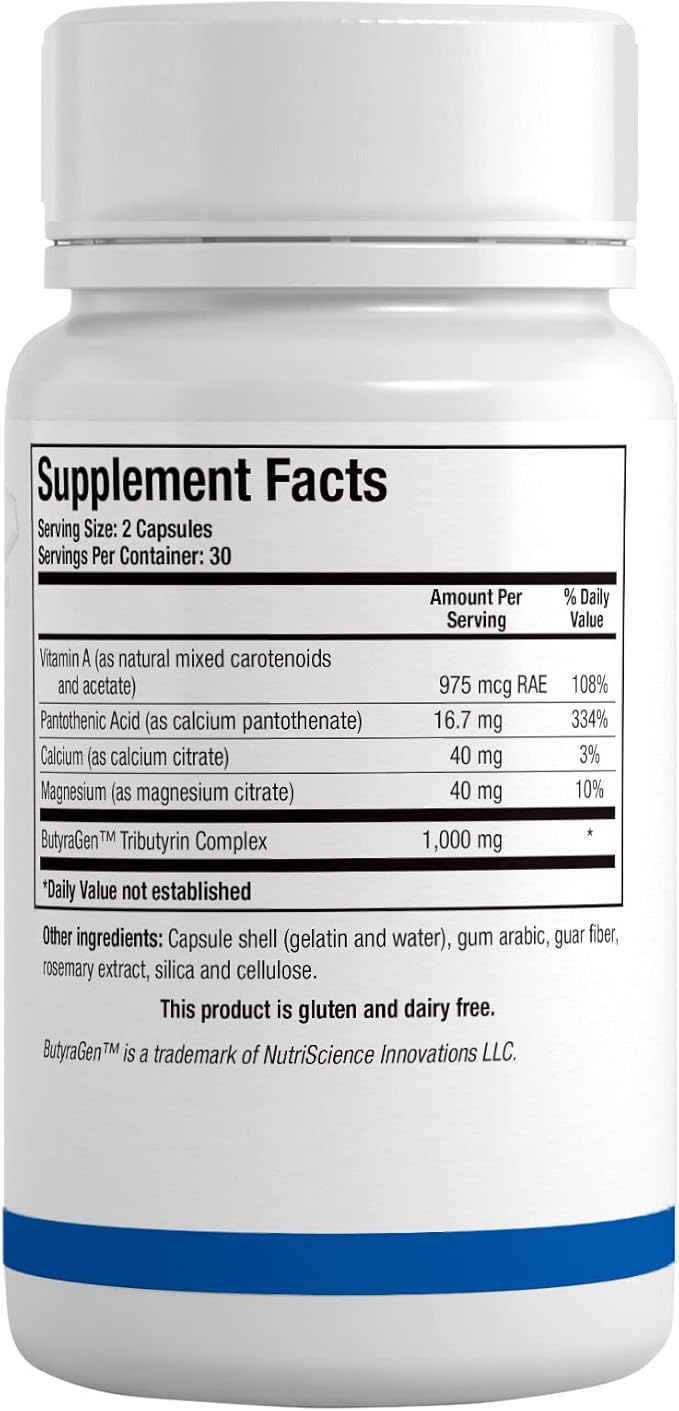 Biotics Research Butyric Cal Mag Intestinal Support Gut Health Supports Healthy Pathways Immune Support 60 Count