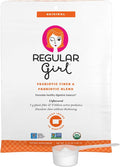 Regular Girl Organic Powder Prebiotic Fiber Supplement and Probiotics for Women Low FODMAP 30 Servings Unflavored