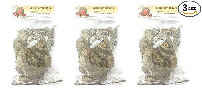 Lucia Dried Taro Leaves (3 Pack)
