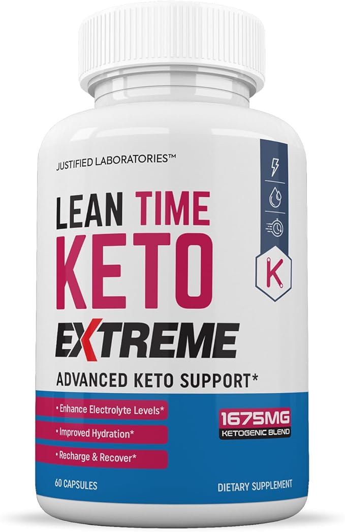 (10 Pack) Lean Time Extreme Keto Pills 1675MG New &amp Improved Formula Contains Apple Cider Vinegar Extra Virgin Olive Oil Powder Green Tea Leaf 600 Capsules