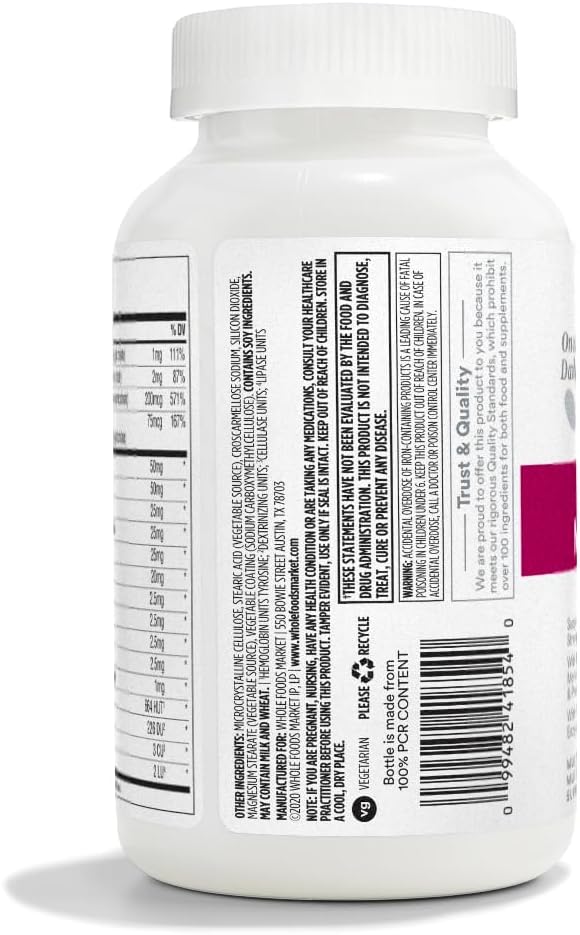 365 by Whole Foods Market Women's One Daily Multivitamin Tablets 180 Count