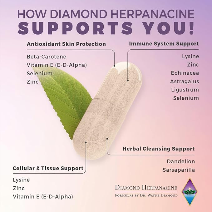 Diamond Natural Skin Care and Immune Support - Vitamins to Help Clear Skin - Complete Skin and Immune System Support from The Inside Out - Made with Natural Ingredients - (200 Count)