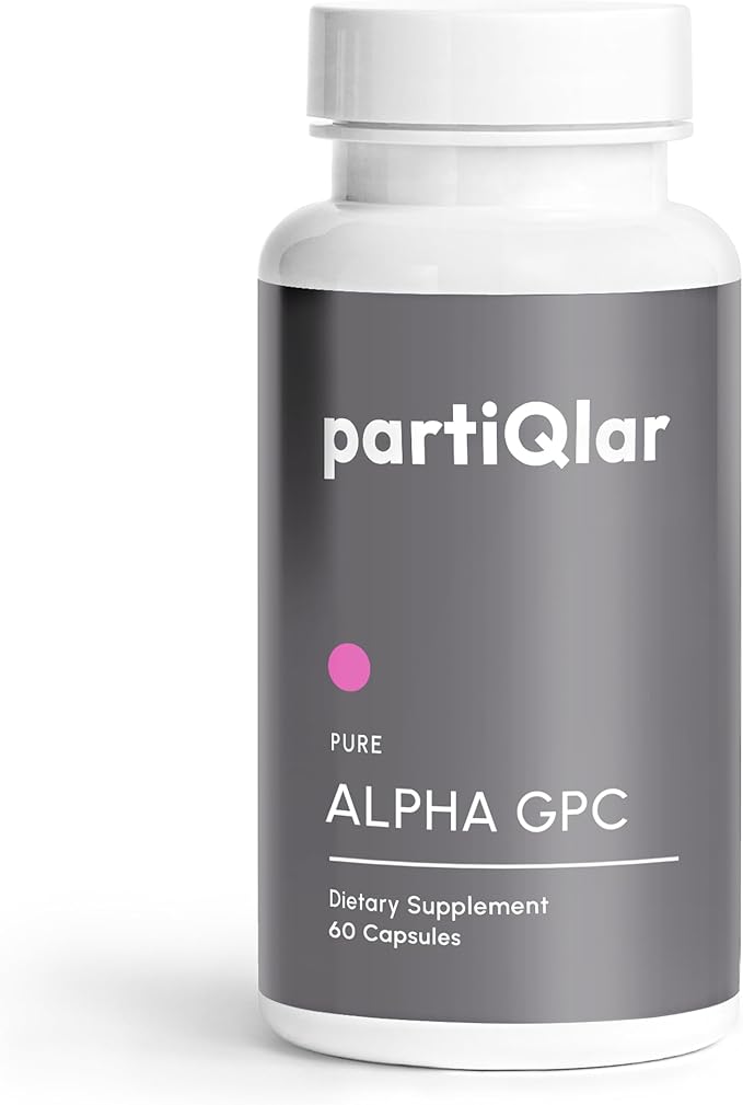 Alpha GPC 300mg - High Purity Choline Supplement for Focus Memory &amp Cognitive Performance - Bioavailable Acetylcholine Brain Booster - 60 Veggie Capsules