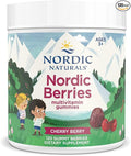 Nordic Naturals Nordic Berries Cherry Berry - 120 Gummy Berries - Great-Tasting Multivitamin for Ages 2+ - Growth Development Optimal Wellness - Non-GMO Vegetarian - 30 Servings