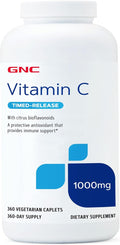 GNC Vitamin C 1000mg Supplement Timed Release Provides Immune Support 360 Servings