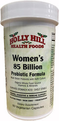 Holly Hill Health Foods Women's 85 Billion Probiotic Formula 60 Vegetarian Capsules