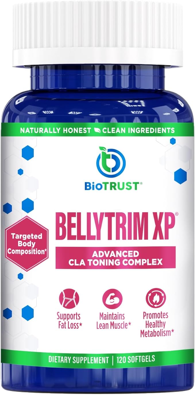 BioTrust BellyTrim XP Advanced CLA Toning Supplement Conjugated Linoleic Acid (60 Servings)