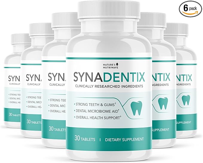 Synadentix Oral Care Tablets – Natural Formula with Hydroxyapatite &amp Enzyme Blend – Non-GMO Easy-to-Use Dissolving Tablets – 30 Count Made in USA GMP-Certified Facility 6 Month Supply