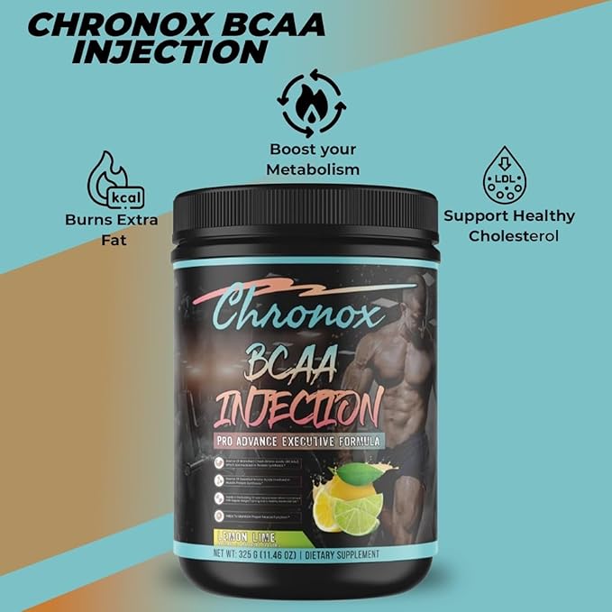 BCAA Amino Acid Blend - Lemon Flavor Pre Workout with A Sugar-Free Formula - BCAA Powder Supports Muscle Recovery Daily Energy &amp an Active Fitness Routine - Enjoy Energy Powder for Active Lifesty