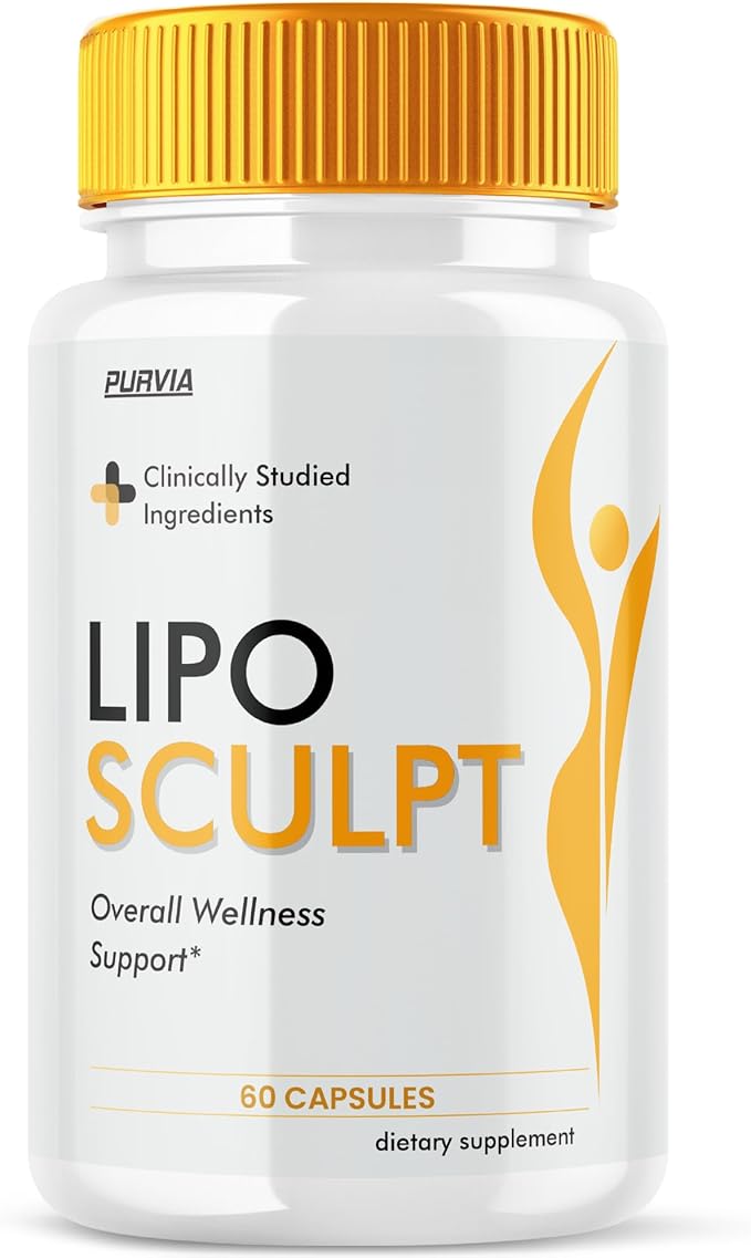 Lipo Sculpt Capsules LipoSculpt Pills Advanced Loss Support Supplements Capsulas Premium Health Wellness Formula Natural Ingredients for Healthy Digestion &amp Maximum Energy Pastillas (60 Capsule