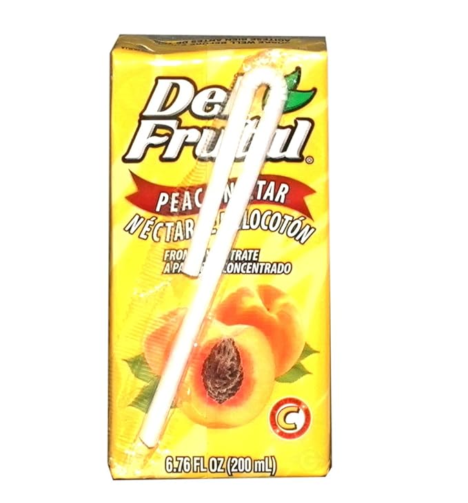 Del Frutal Peach Nectar 6.76 oz - Sabor Melocoton