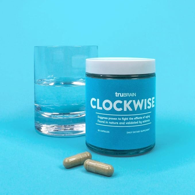 TruBrain Clockwise | Nicotinamide | NAD Booster | Increases Energy &amp Promotes Anti Aging | Cell Immunity
