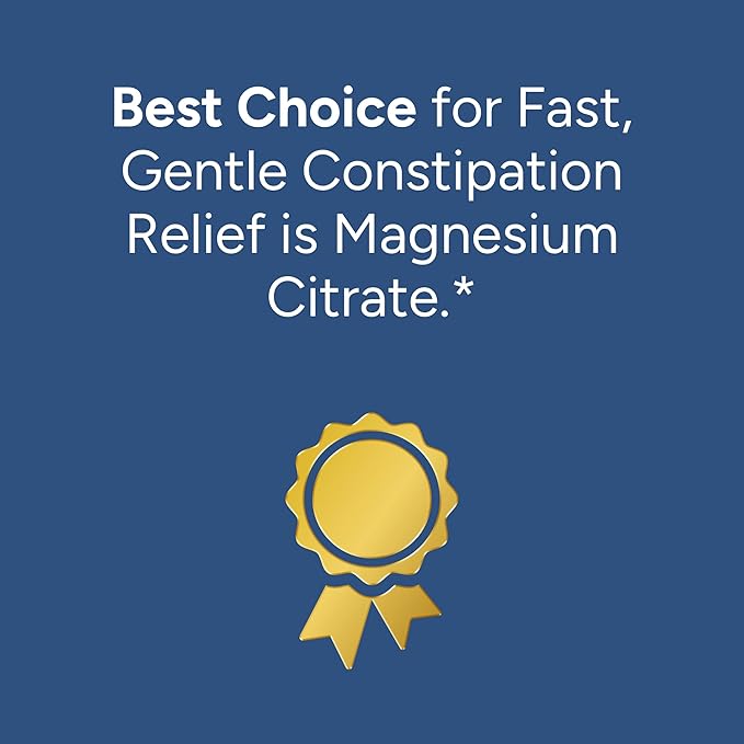 ConstiMag - Magnesium Citrate for Constipation Relief - 90 Capsules - Gentle &amp Smooth Stool Softening for Men &amp Woman - Best Magnesium for Constipation