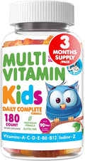 DR. MORITZ Kids Multivitamin Gummies - with Kids Vitamins A C D E B6 B12 Zinc &amp More- Complete Daily Support- Vegetarian &amp Non-GMO Multivitamins for Children (180 Count)